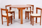 Round Dining Table with Four Chair D05