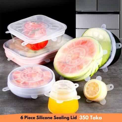 6 Piece Silicone Sealing Lid