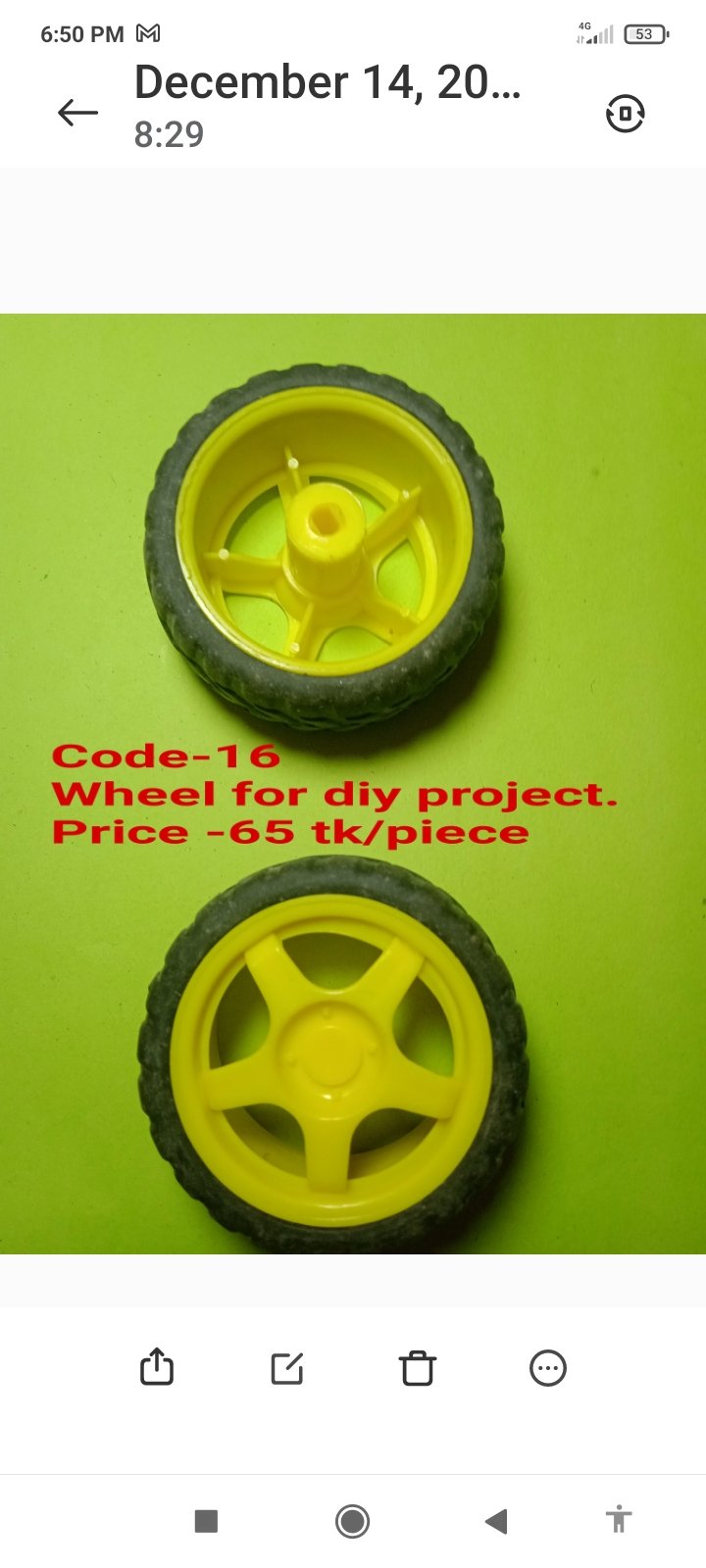 Toy Car Wheel Repair