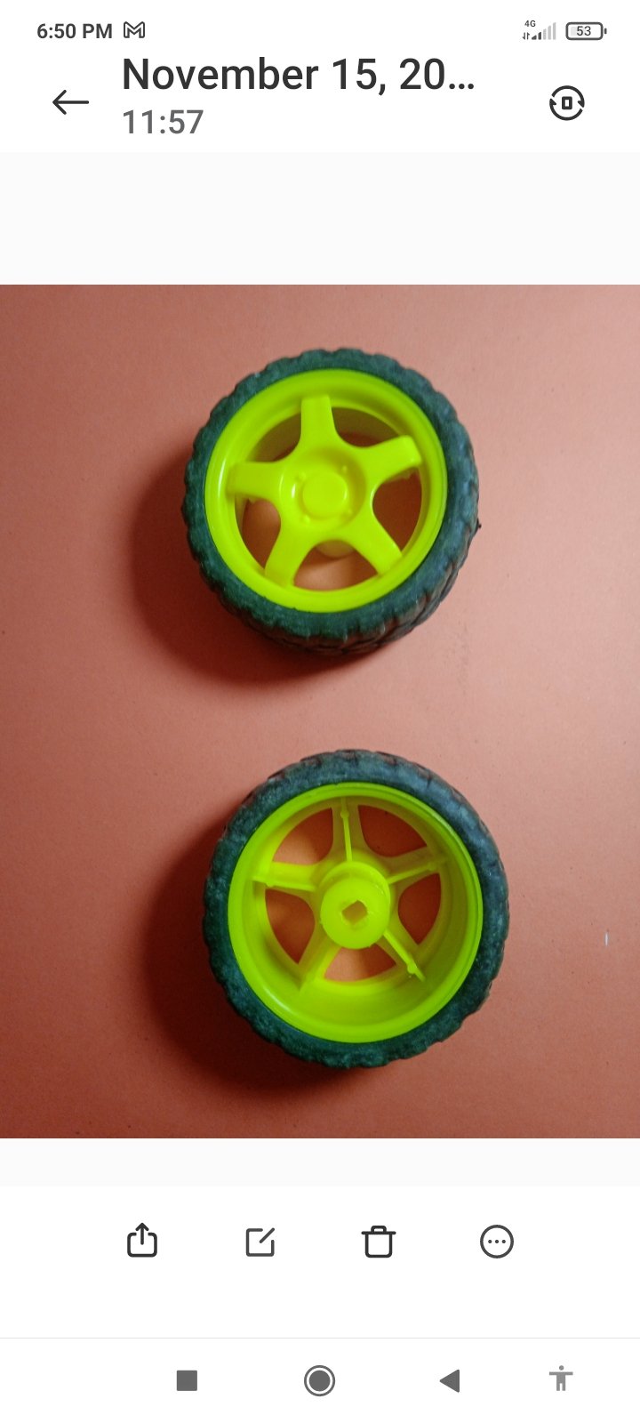 Toy Car Wheel Repair