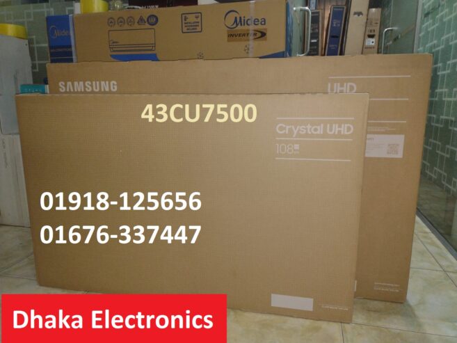 SAMSUNG CU7500 43 inch UHD 4K SMART TV PRICE BD Official