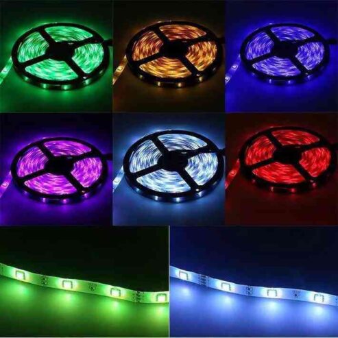 RGB LED Strip Light (16 Feet, 4 Colour)