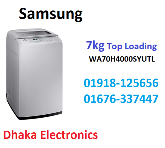 Samsung 7Kg Top Load Washing Machine (WA70H4000SYUTL)