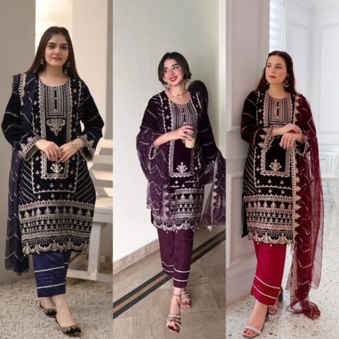 Gorgeous Velvet Suit Collection 2024