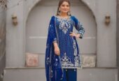 Embroidery Work Suit Dress Set 2024
