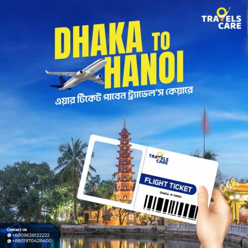 Dhaka to Hanoi Flight Booking 2024