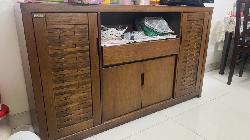 Used Wooden Furniture sale Urgent at Bashundhara R/A