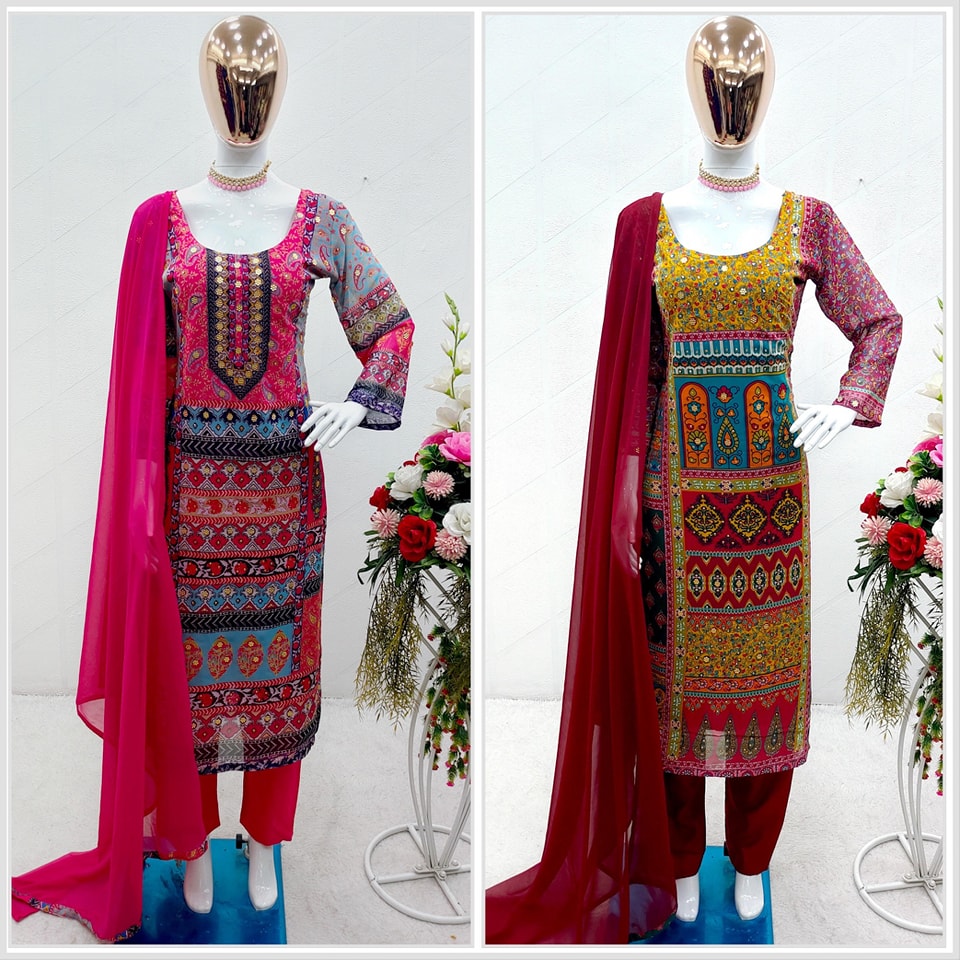 Beautiful Pakistani Design Dress Collection 2024 Online BD   3s 1 