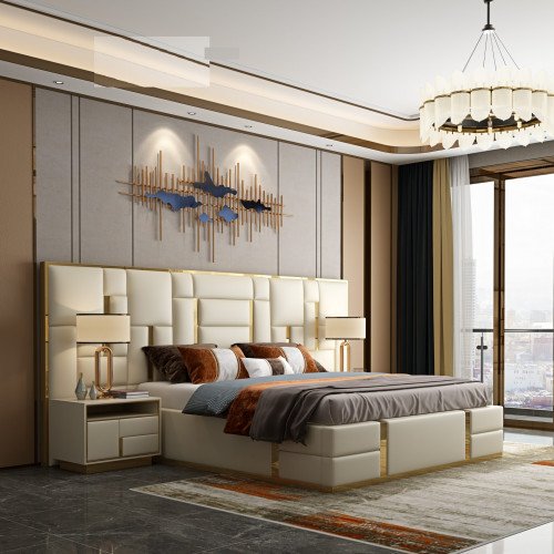 Luxurious Design Queen Size Bed In Dhaka