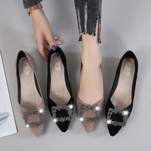 Luxury Rhinestone Brand Shoes For Women