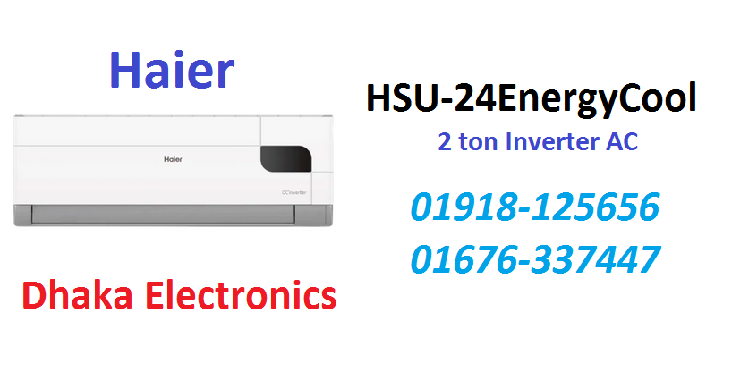 2 Ton Haier HSU-24EnergyCool INVERTER SPLIT AC