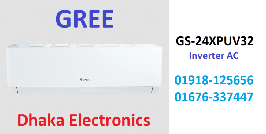 GREE 2 TON INVERTER SPLIT TYPE AC GS-24XPUV32