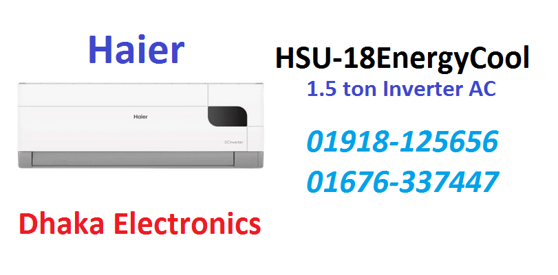 1.5 Ton Haier HSU-18EnergyCool INVERTER SPLIT AC