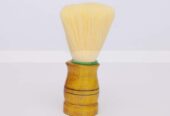 Wooden Handle White Bristle Shaving Brush For Men