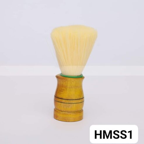 Wooden Handle White Bristle Shaving Brush For Men