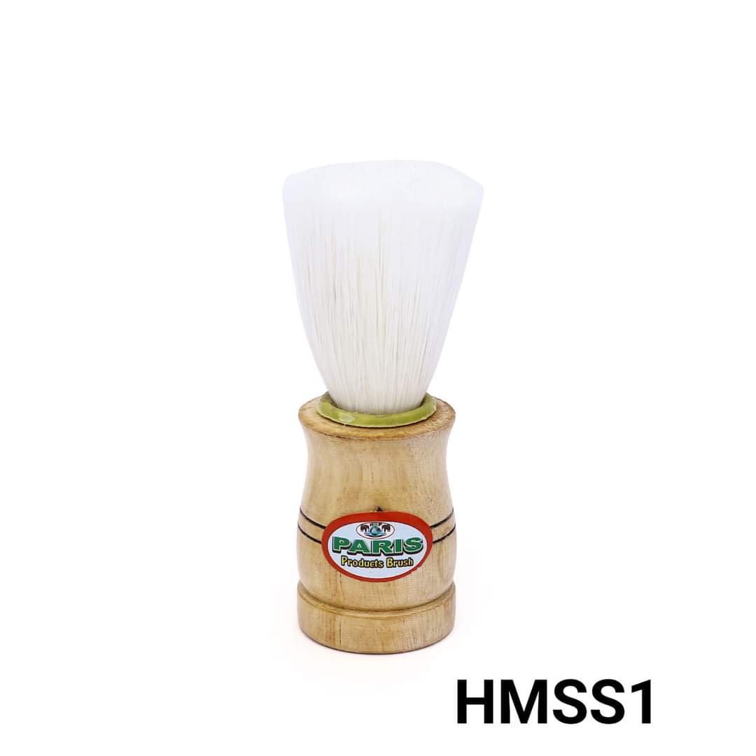 Wooden Handle White Bristle Shaving Brush For Men