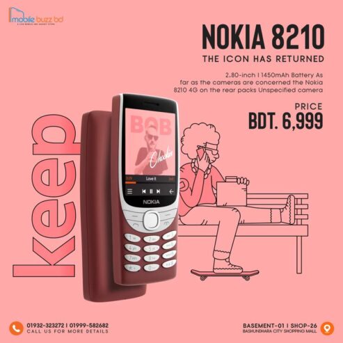 Nokia 8210 4G New in Dhaka