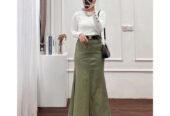 Stylish Gabardine Skirt