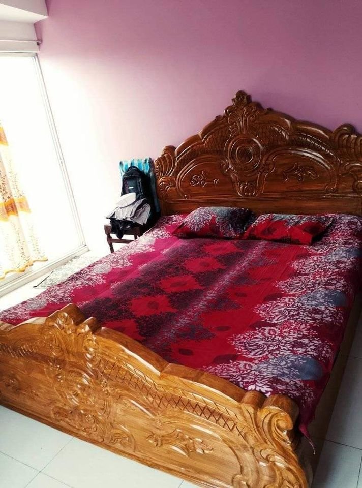 Shegun wooden Bed For sale