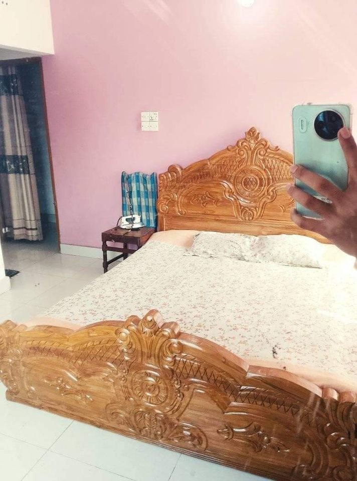 Shegun wooden Bed For sale