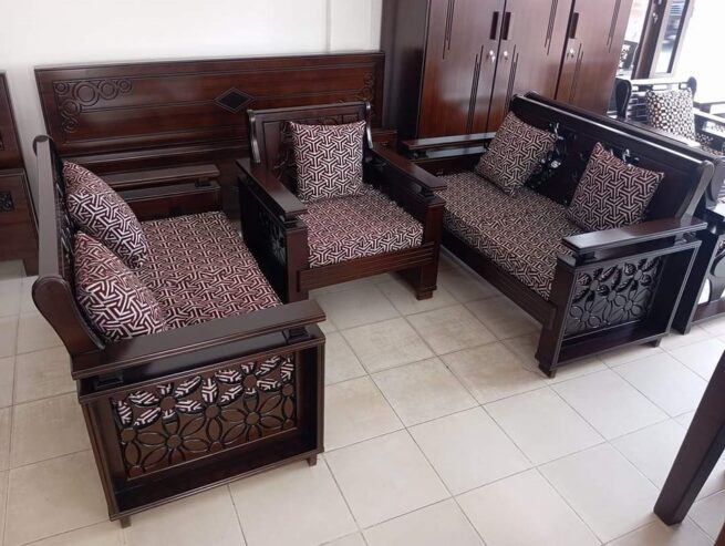 Wooden Sofa Set for Sale