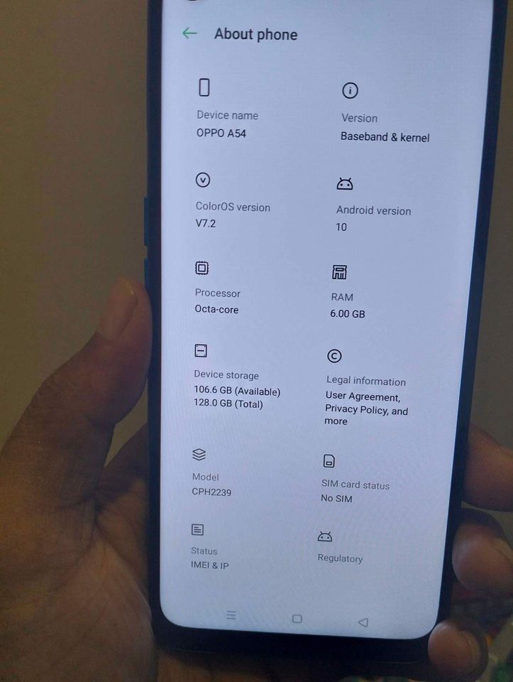 Oppo A54 for sale