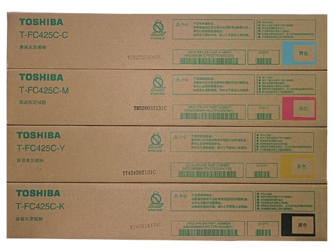 Toshiba Color Toner Cartridge T-FC425C-CMYK