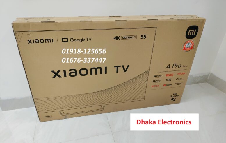 Xiaomi Mi A Pro TV  ANDROID GOOGLE TV 55 inch UHD 4K