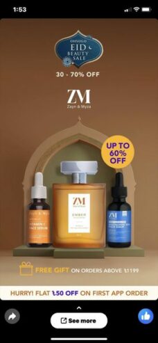 Beauty Product | Up to 30%-70% sale