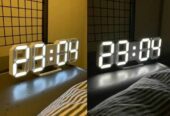 LED Digital Wall Clock Alarm Date Temperature Automatic Backlight Table Desktop