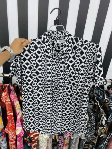 Casual 100% premium print half Shirt for Men