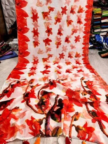 Digital Print Saree