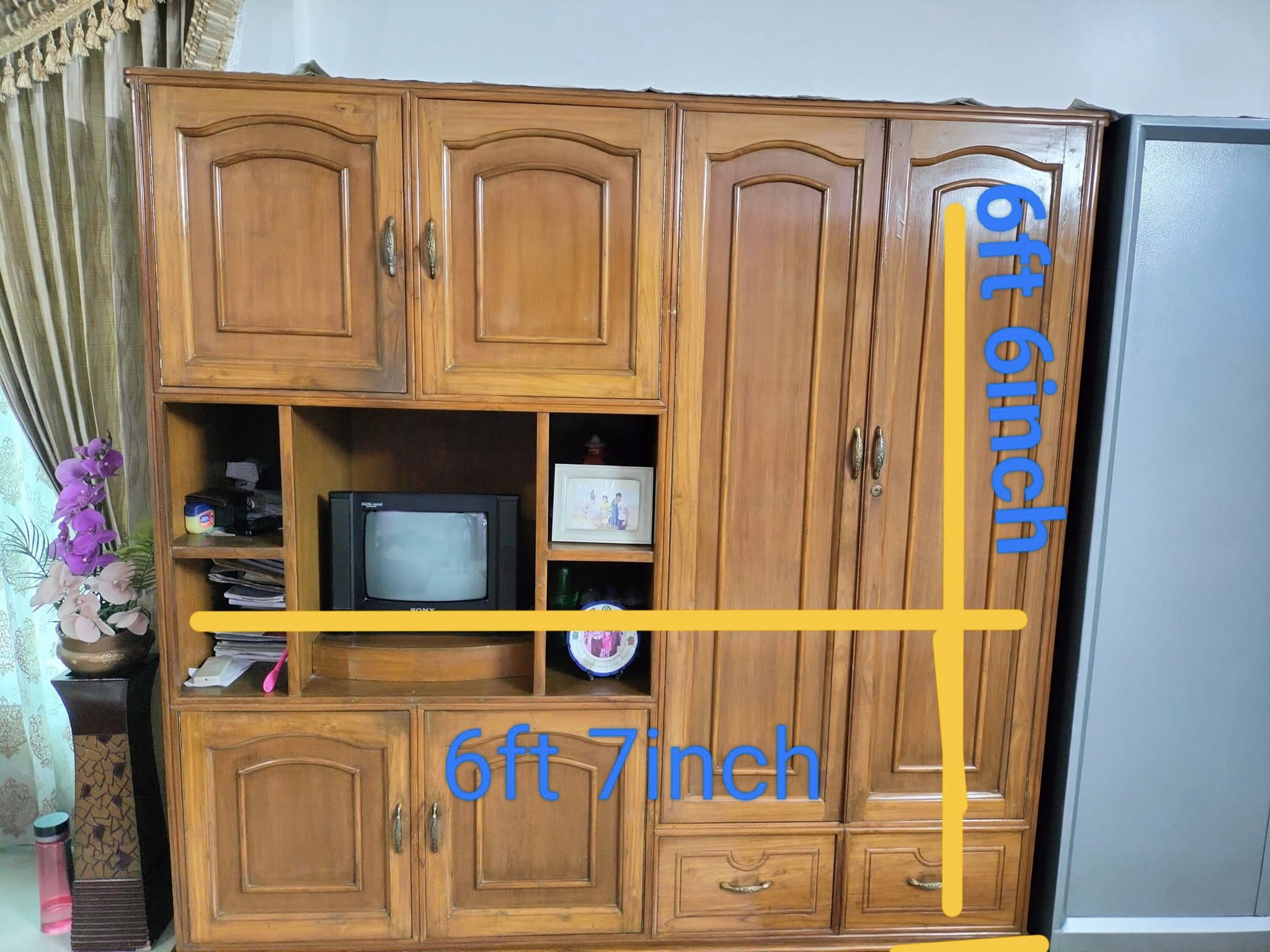 Multipurpose Wooden Almirah