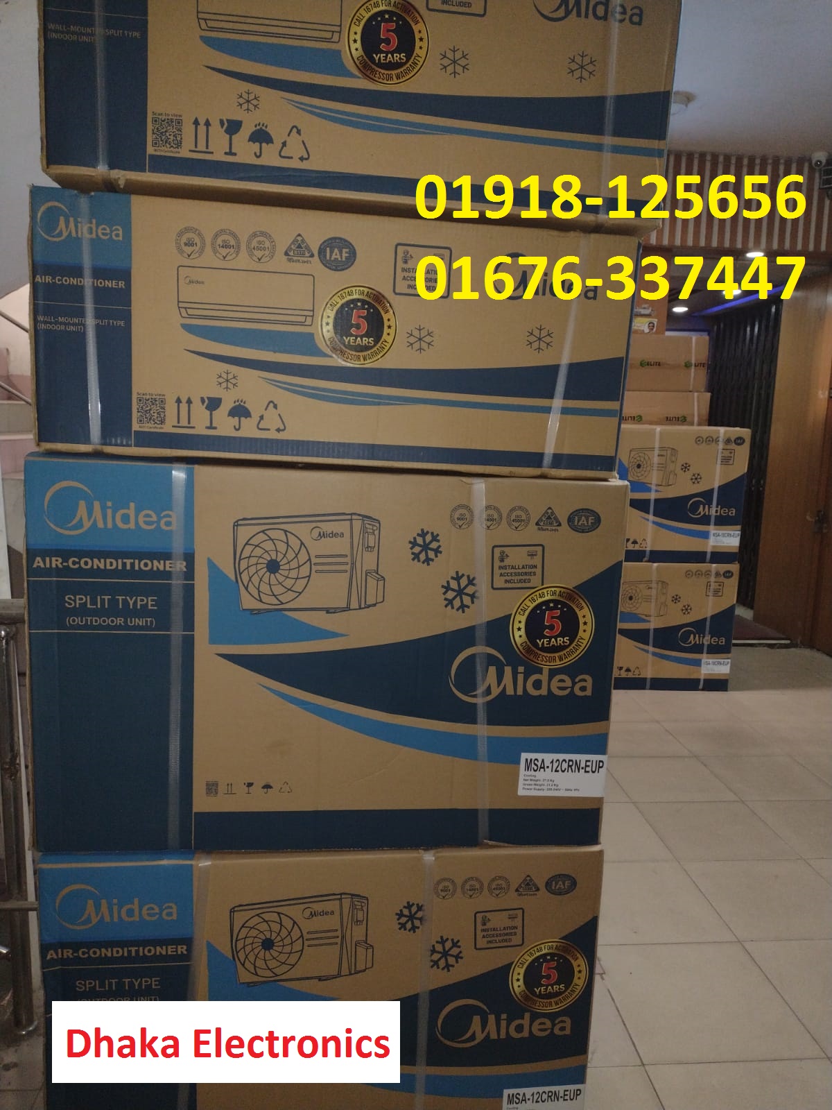 Midea Non Inverter Split Ac 1 Ton (MSA-12CRN-EUP)