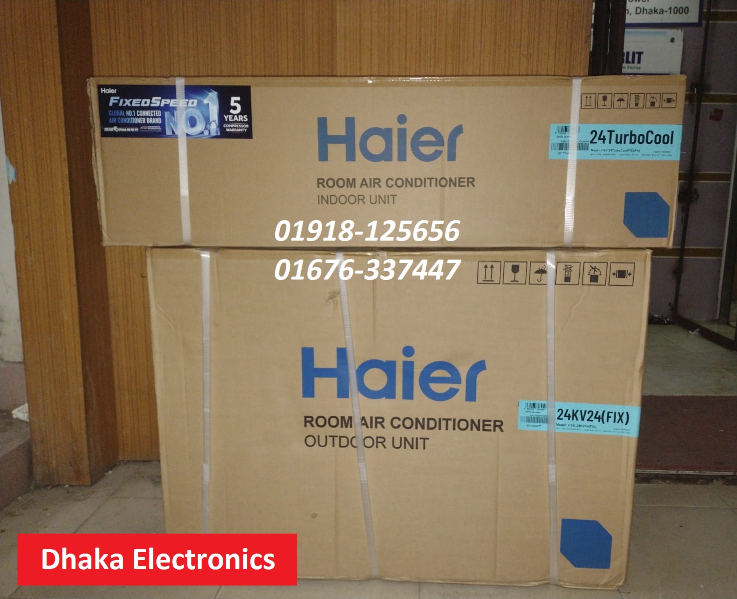 Haier Split Air Conditioner 2 Ton  HSU-24TurboCool