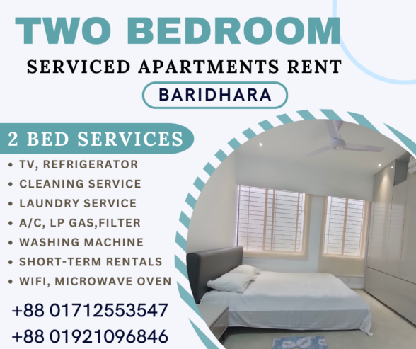 Serviced Apartment In Baridhara Rent Luxurious 2 Bedroom
