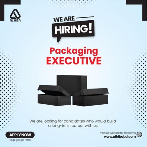 Packaging Executive Job