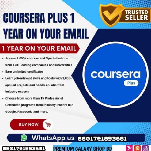 Coursera Plus | 90% Discount