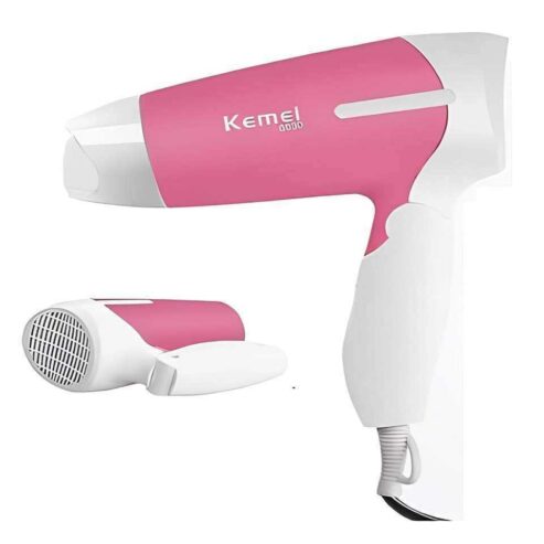 Kemei KM-6830 Hot And Normal Air Foldable Hair Dryer.