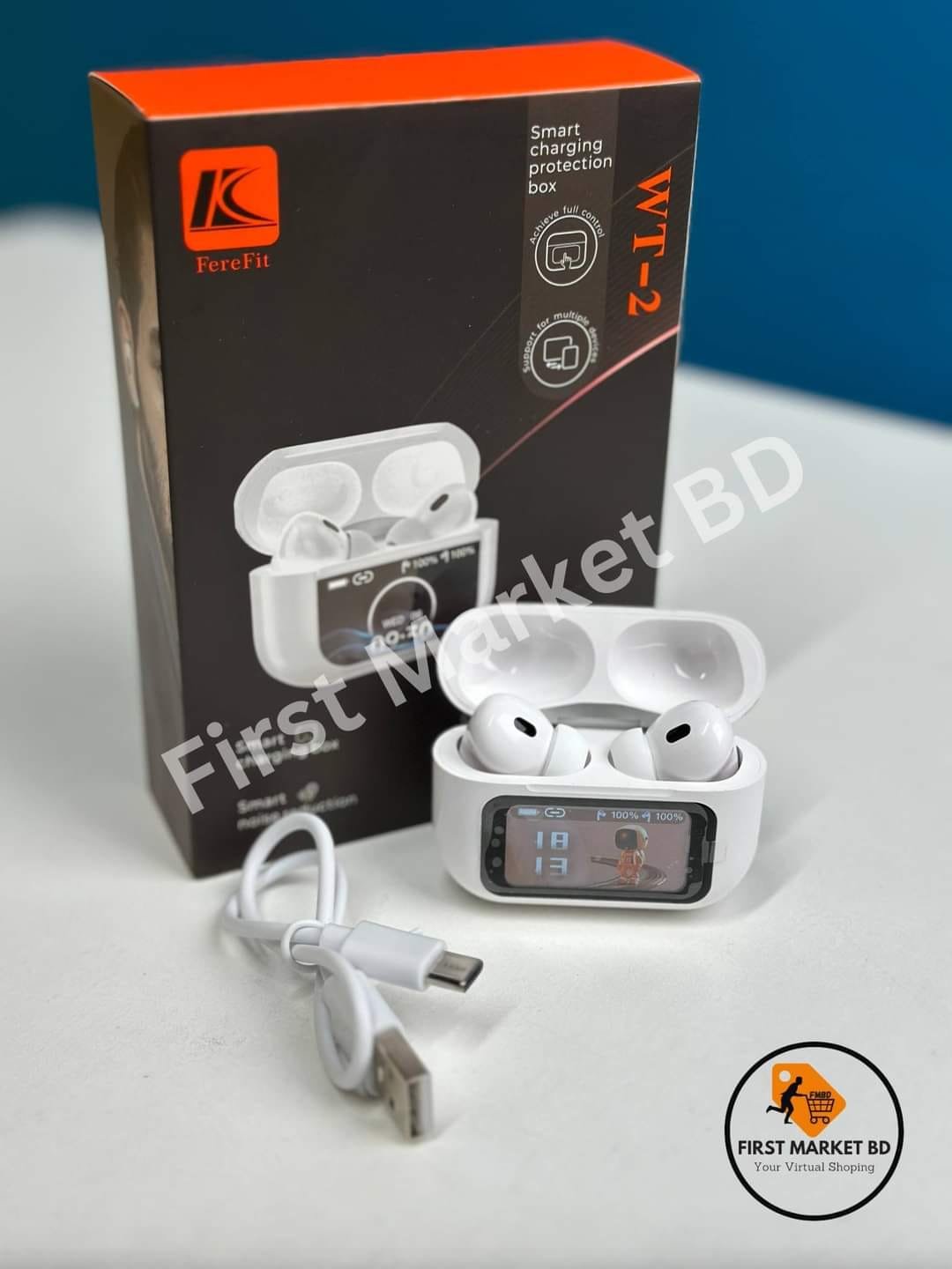 𝐖𝐓-𝟐 𝐖𝐢𝐫𝐞𝐥𝐞𝐬𝐬 𝐁𝐥𝐮𝐞𝐭𝐨𝐨𝐭𝐡 𝐇𝐞𝐚𝐝𝐬𝐞𝐭 𝐖𝐢𝐭𝐡 𝐋𝐞𝐝 𝐃𝐢𝐬𝐩𝐥𝐚𝐲