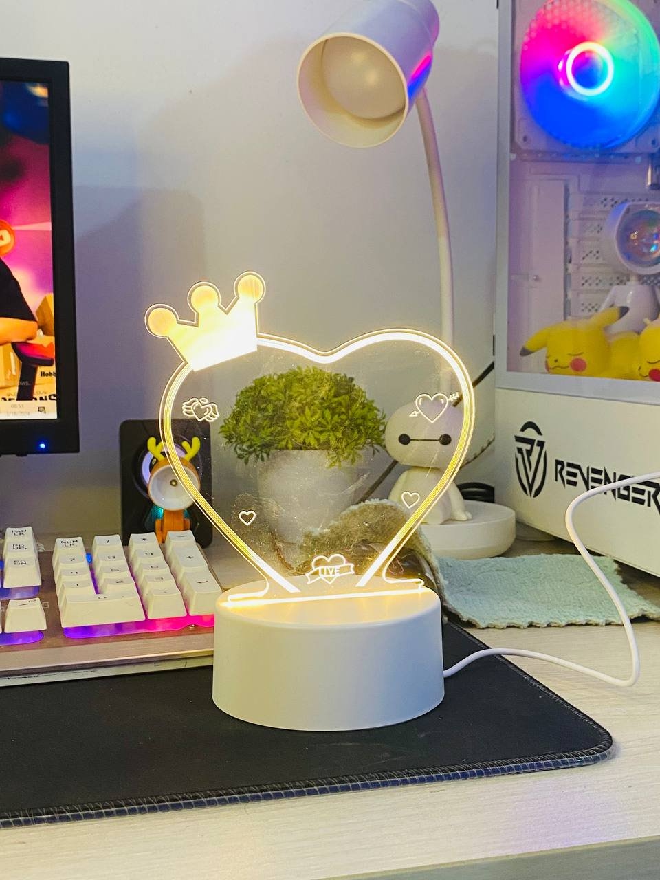 3D Queen Lamp