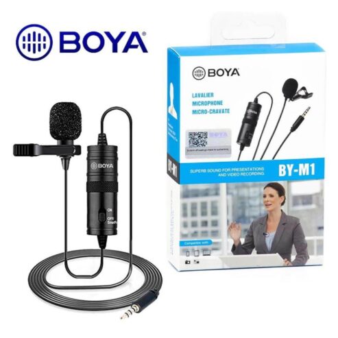 BOYA M1 Microphone For Smartphone, DSLR, Laptop & PC [First Copy]