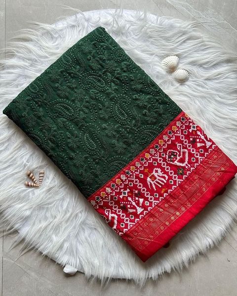 Chikankari Saree