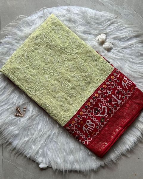 Chikankari Saree