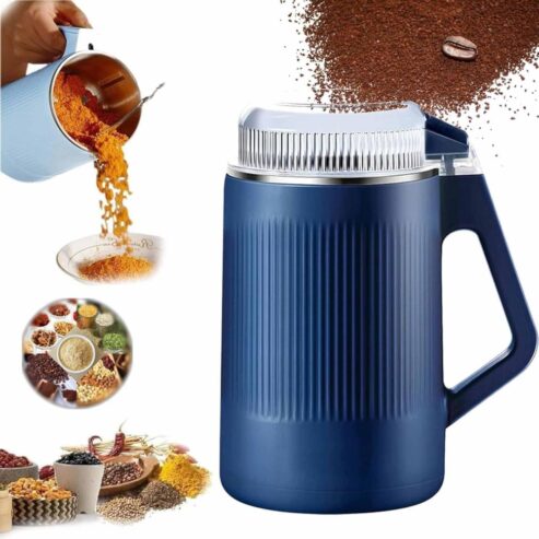 Coffee Grinding Machine – Electric Spice Grinder Fine Powder, with 304 Stainless Steel Blade