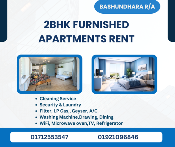 2BHK Furnished Serviced Apartments Rent