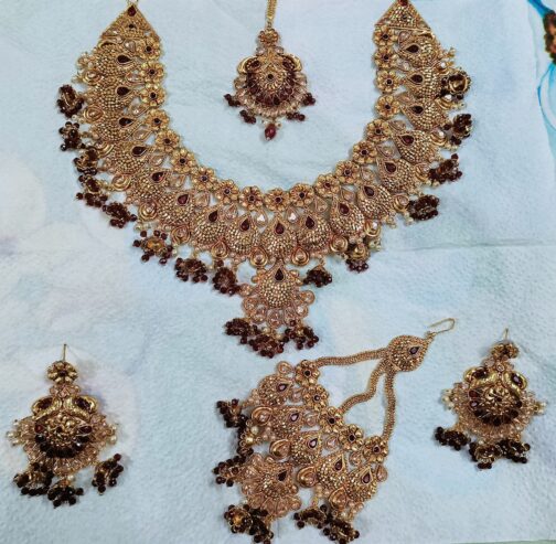 Intact Bridal Jewellery Set (Top-notch quality) (Customized)