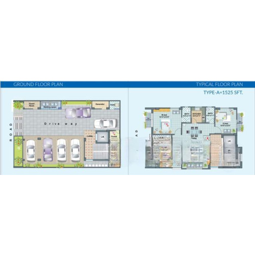 3 Bed Ready Flat Sale at Eastern Housing Aftab Nagar