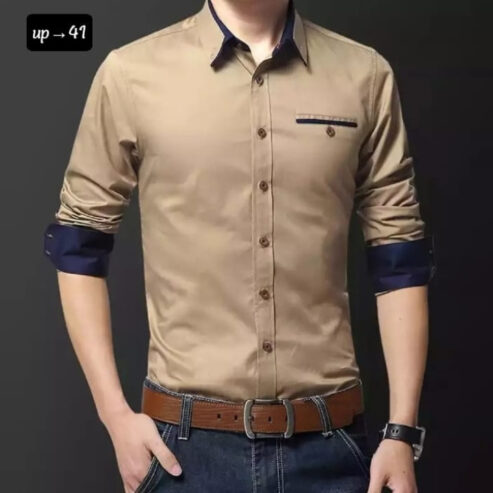 Men`s Exclusive Cotton Shirt (Long sleeve)