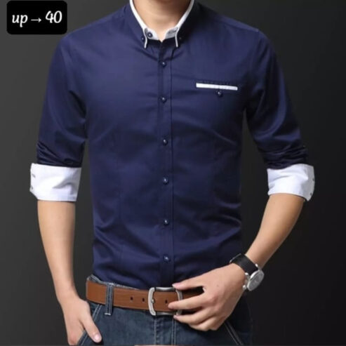 Men`s Exclusive Cotton Shirt (Long sleeve)